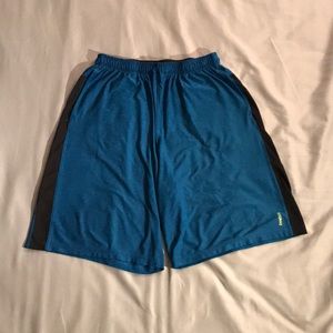 Reebok blue/black Athletic Shorts